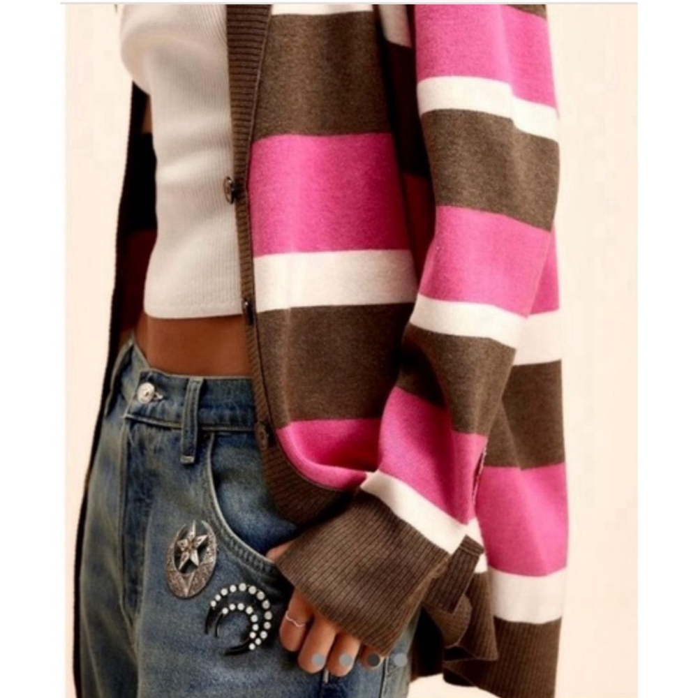 NWT Free People League Of Your Own Cardigan Sweater – XS – $198 Retail - Picture 4 of 4